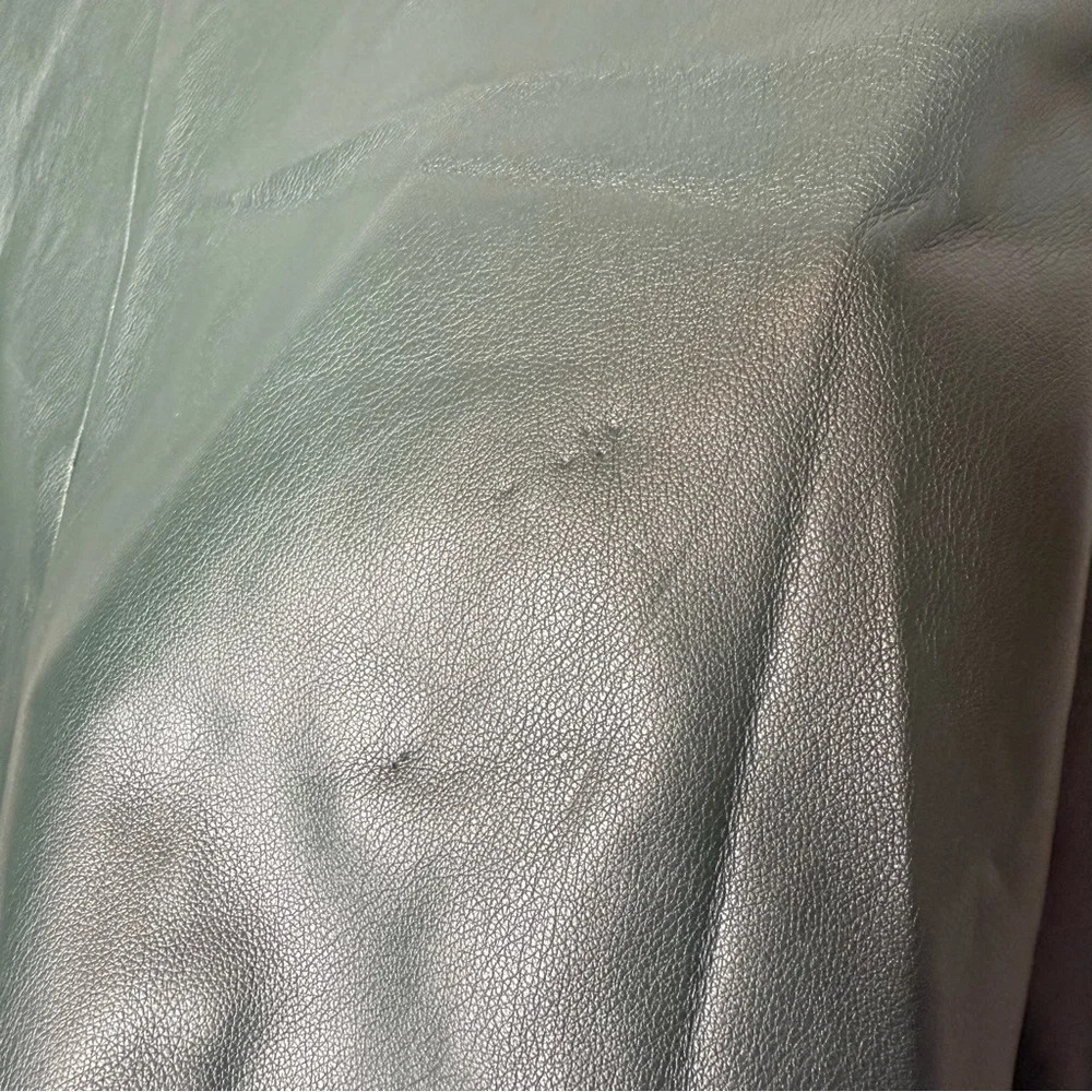 Lamarque Galia Blazer Dress Jacket Feather Trim Dark Jade XS/S - Picture 7 of 10